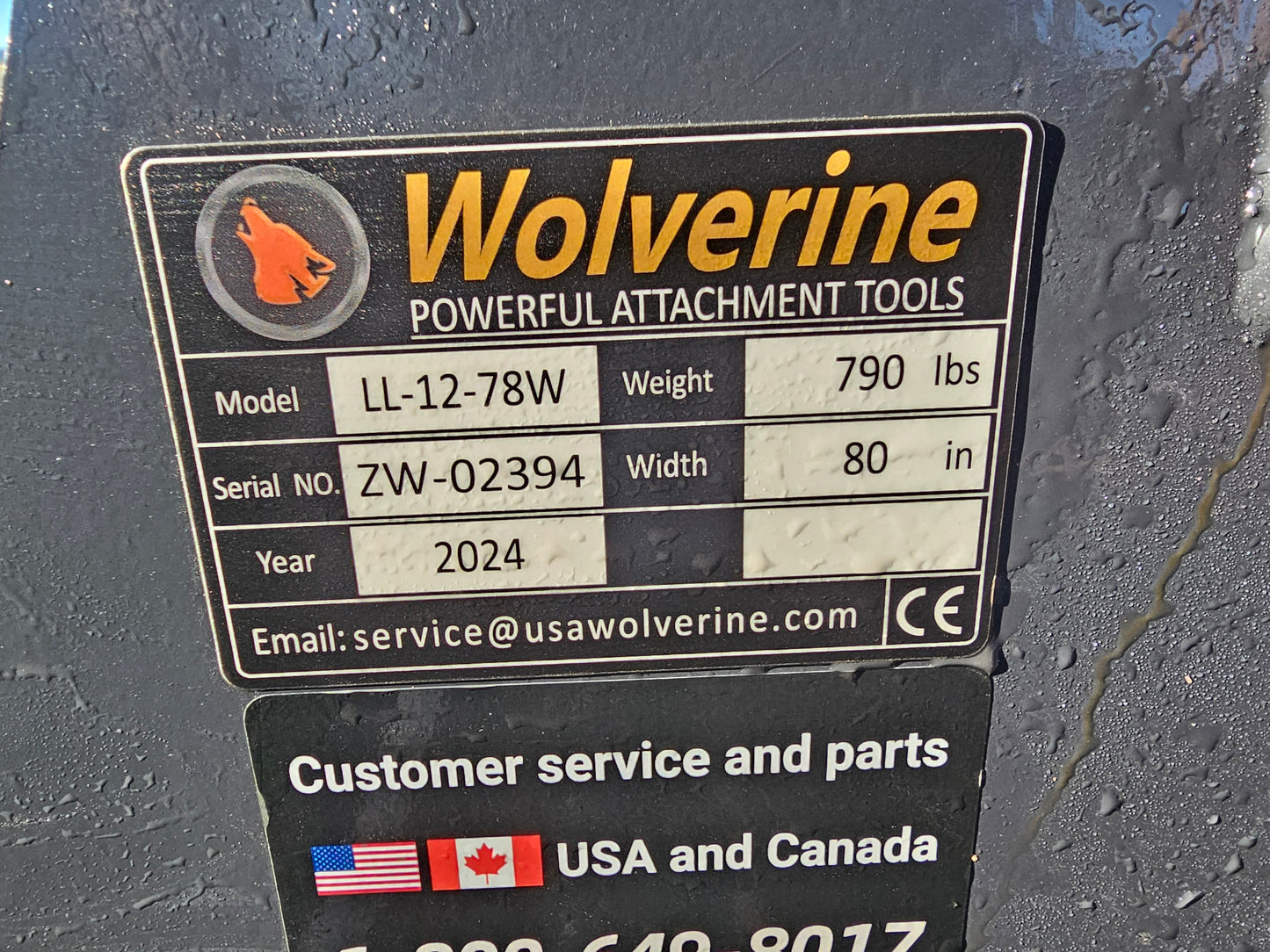 72 Inch Skidsteer Land Leveler
