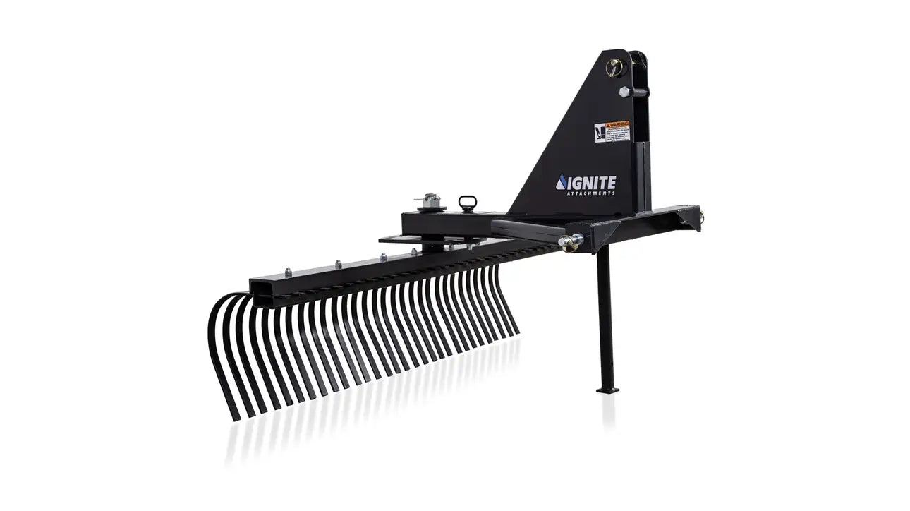 60 Inch Tine Rake For Tractors