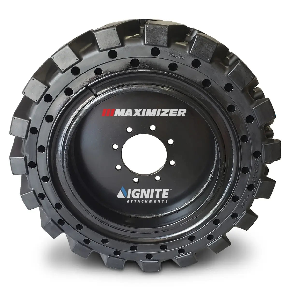 33x12 Maximizer Solid Skid Steer Tire Set