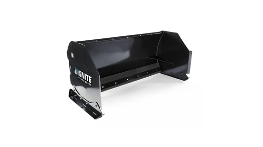 6 Foot Snow Pusher With Back Drag
