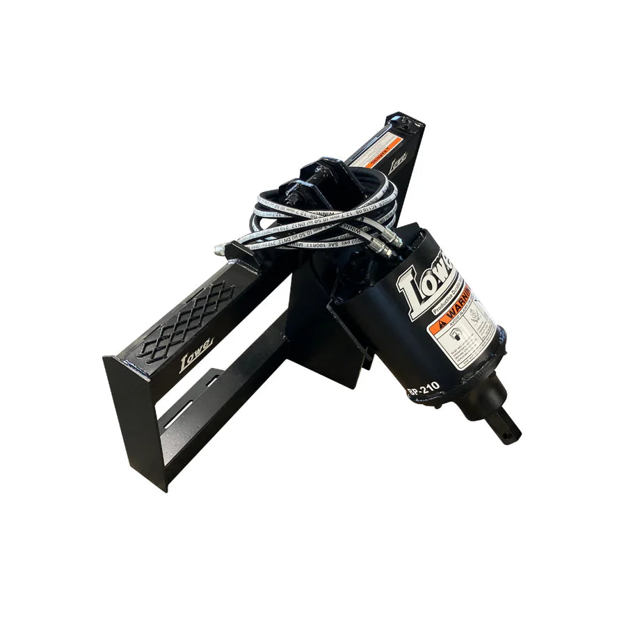 Lowe Skid Steer BP-230 Planetary 2" Hex Drive Auger Unit Assembly with Mounting Plate & Hose Kit